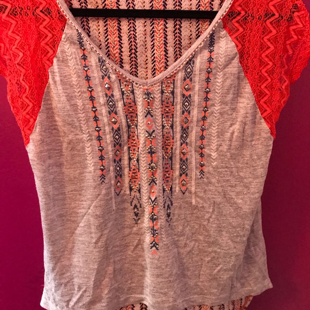 Beaded miss me shirt